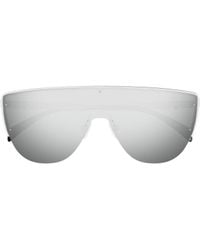 McQueen - Eyewear Shiny Sunglasses - Lyst