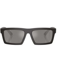 Prada Linea Rossa - Prada Eyewear Rectangular Frame Sunglasses - Lyst