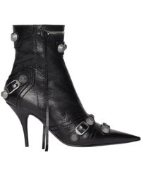 Balenciaga - Cagole Heeled Boots - Lyst