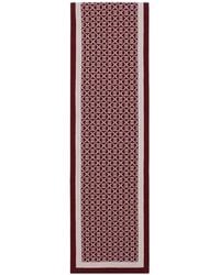 Ferragamo - Logo Knitted Scarf - Lyst