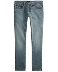 Polo Ralph Lauren - Logo Embroidered Slim-Fit Jeans - Lyst