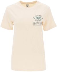 Sporty & Rich - T-Shirt With Round Neck And Short Sleeves - Lyst
