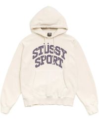 Stussy - Block Sport Hoodie Garment Dyed - Lyst
