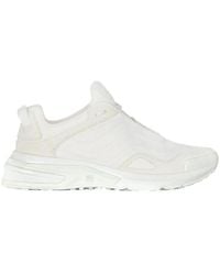 Givenchy - Round Toe Lace-Up Sneakers - Lyst