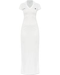 Courreges - Short-Sleeves Maxi Dress - Lyst
