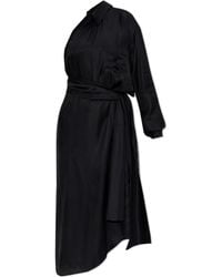Moschino - One-Shoulder Asymmetric Maxi Dress - Lyst