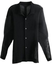 Homme Plissé Issey Miyake - Button-Up Shirt - Lyst