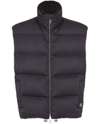 Fendi - High-Neck Zipped Gilet - Lyst