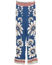 FARM Rio - Luna Floral Wide-Leg Pants - Lyst