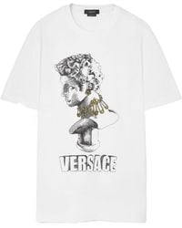 Versace - Graphic Printed Crewneck T-Shirt - Lyst