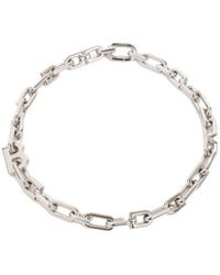 Balenciaga - B Chain Thin Necklace - Lyst