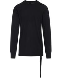 Rick Owens - Drape-Detail Sweatshirt - Lyst