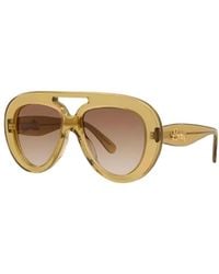 Loewe - Aviator Frame Sunglasses - Lyst