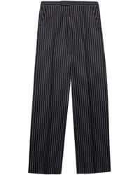 Tom Ford - Stripe High-Waist Wide Pant - Lyst