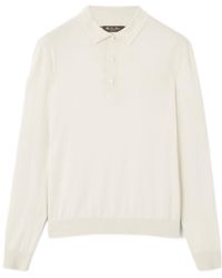 Loro Piana - Long-Sleeved Polo Shirt - Lyst