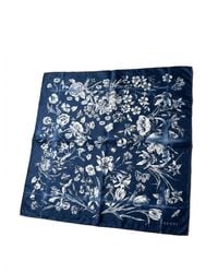 Gucci - Printed Silk Jacquard Carré - Lyst