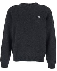 Celine - Triomphe Crew Neck Sweater - Lyst