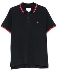 Vivienne Westwood - Tipped Logo Polo Shirt - Lyst
