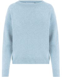 Allude - Cashmere Crew Neck Knitted Sweater - Lyst