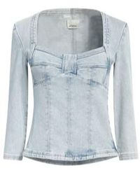 Isabel Marant - Light Wash Denim Top - Lyst