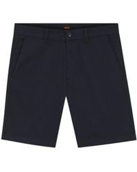 BOSS - Stretch Cotton Chino Shorts - Lyst