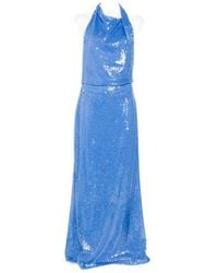 Jonathan Simkhai - A Long, Pleated Dress Adorned With Sequins - Lyst