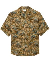 Saint Laurent - All-Over Patterned Button-Up Shirt - Lyst