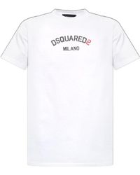 DSquared² - Classic Comfort Graphic T-Shirt - Lyst