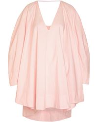 Jacquemus - La Robe Paysan V-Neck Poplin Mini Dress - Lyst