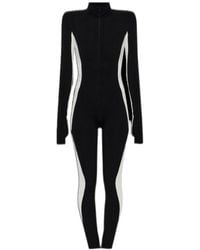 DSquared² - Skiers Jersey Panelled High-Neck Jumpsuit - Lyst