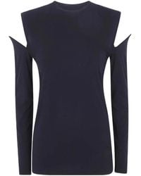 Junya Watanabe - Long Sleeved Cut-Out T-Shirt - Lyst