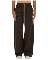 Rick Owens - Creatch Wide Cargo Drawstring Pants - Lyst