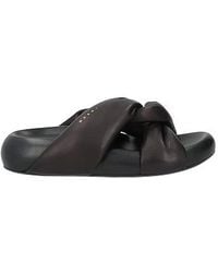 Marni - Minimal Leather Sandals - Lyst