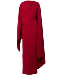 ROKSANDA - Demetria Caped Crepe Gown - Lyst
