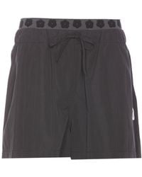 KENZO - Boke Flower Patch Drawstring Shorts - Lyst