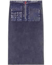 DIESEL - M-Meryn Knitted Midi Skirt - Lyst