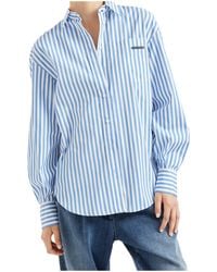 Brunello Cucinelli - Striped Long Sleeved Shirt - Lyst