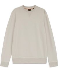 BOSS - Westart Crew-Neck Logo-Detail Sweatshirt - Lyst