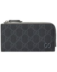 Gucci - Monogrammed Zip-Around Wallet - Lyst