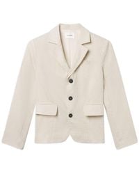 FRAME - The Striped Smart Blazer - Lyst