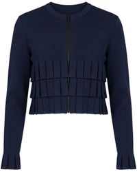 Alaïa - Crew Neck Cardigan - Lyst