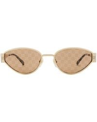 Gucci - Eyewear Geometrical Frame Sunglasses - Lyst