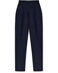 Giorgio Armani - Herringbone Tailored Pants - Lyst