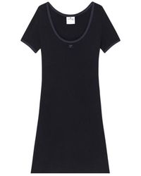 Courreges - Fitted Mini Dress - Lyst