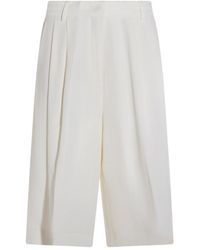 Fabiana Filippi - Pleated Bermuda Shorts - Lyst