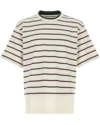 Bottega Veneta - Striped T-Shirt - Lyst