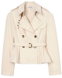 Burberry - Isabella Double Breasted Trench Jacket - Lyst