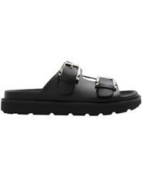 Ferragamo - Logo Slippers - Lyst