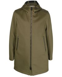 Herno - Zip-Up Hooded Coat - Lyst
