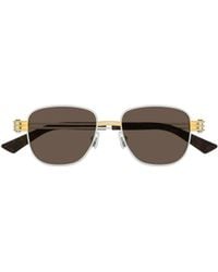Bottega Veneta - Eyewear Square Frame Sunglasses - Lyst